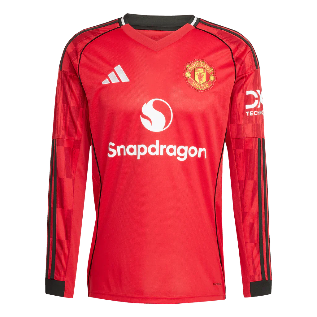 Maillot Manchester United Domicile 25/26 Manches Longue