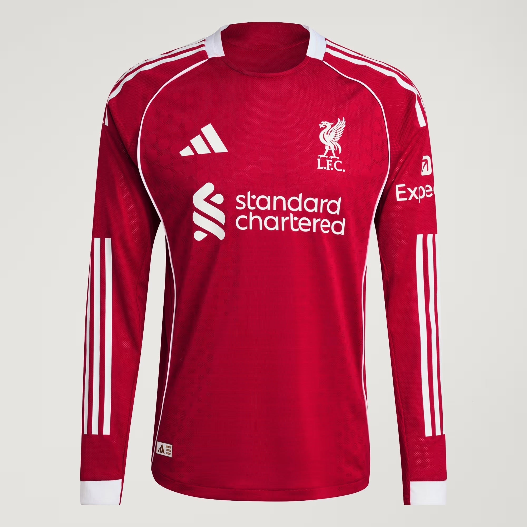 Maillot Liverpool Domicile 25/26 Manches Longue Version Authentique