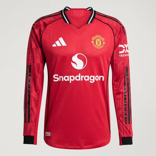 Maillot Manchester United Domicile 25/26 Manches Longue version Authentique