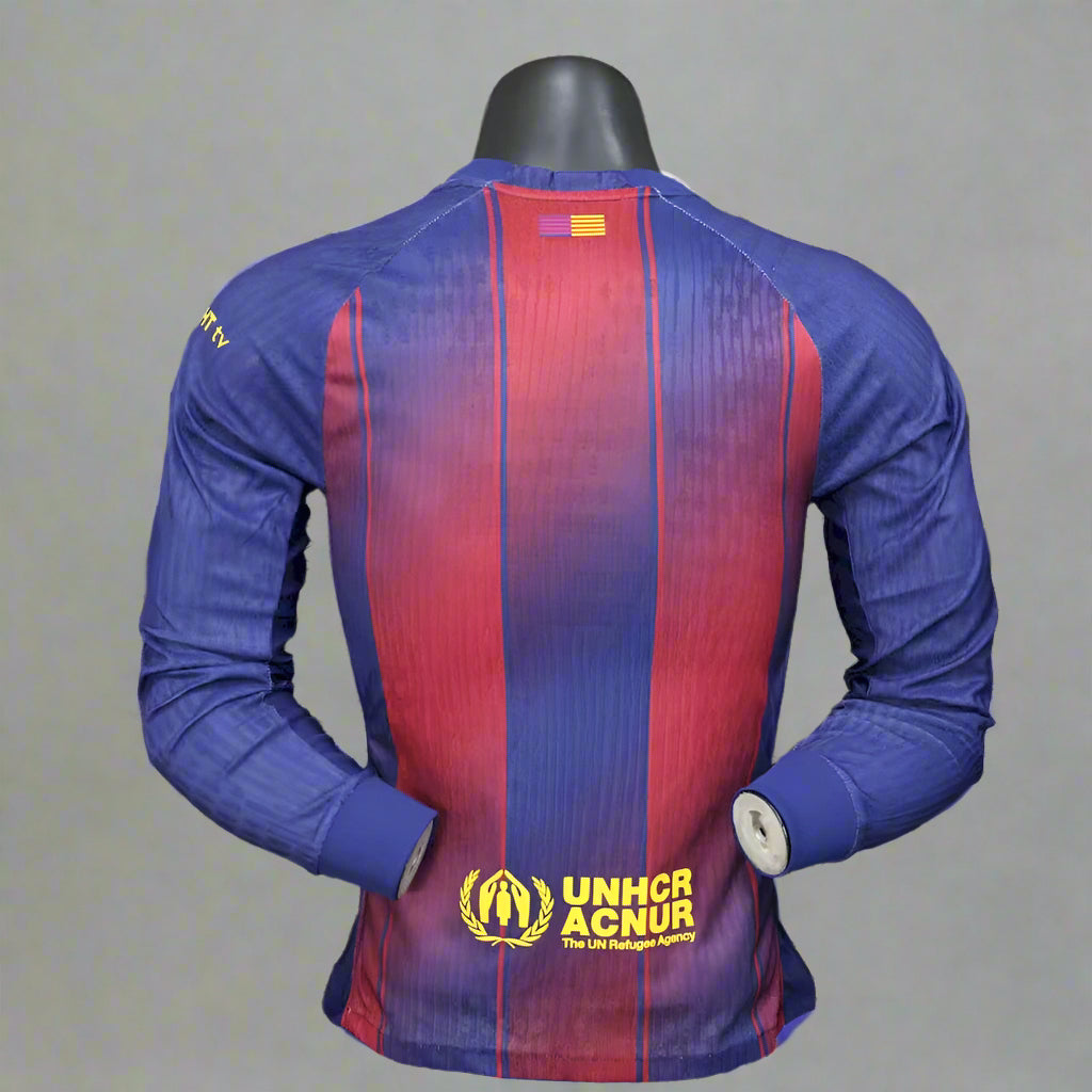 Maillot FC Barcelone Domicile 25/26 Manches Longue