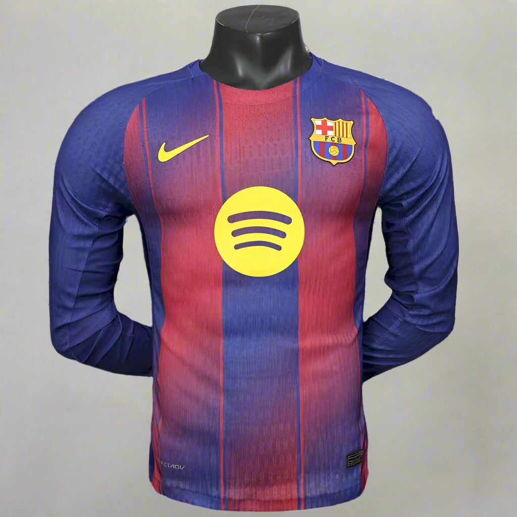 Maillot FC Barcelone Domicile 25/26 Manches Longue