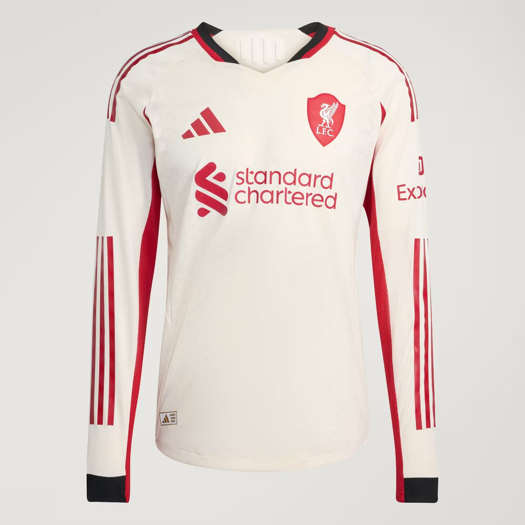 Maillot Liverpool Extérieur 25/26 Manches Longue Version Authentique