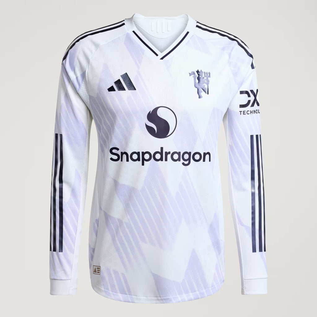 Maillot Manchester United Extérieur 25/26 Manches Longue Version Authentique